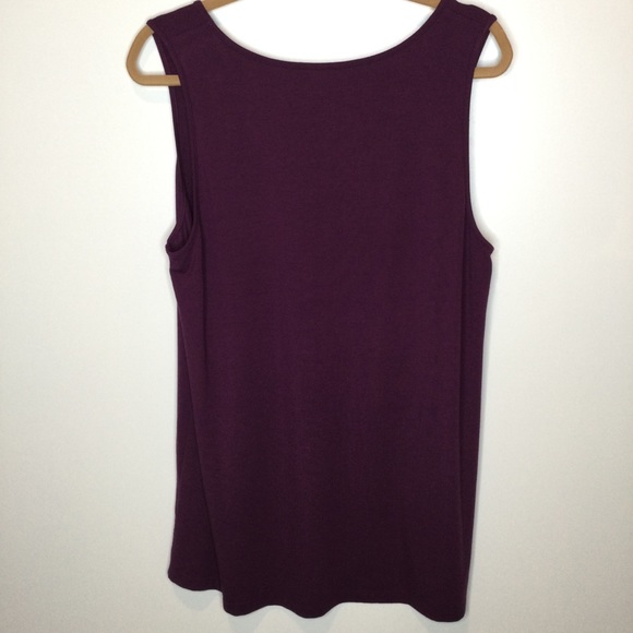 LIV by Habitat Tank in Plum Size 1 - Picture 6 of 7